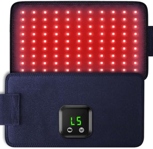 Red Light Therapy Belt for Body Cordless Infrared Heating Wrap by iThirdHomeOutdoorLighting