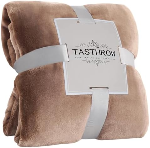 TASTHROW Lightcoffee Throw Blanket 60x80 Inches by TASTHROW