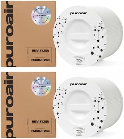 PuroAir 240 Replacement Filter - Genuine 240 Filter Replacement (2PK) by PuroAir