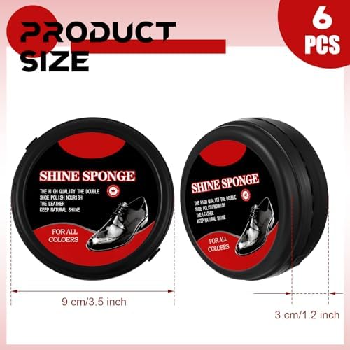 Loopeer 6 Pcs Shoe Shine Sponge - Image 2