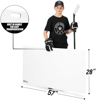 Better Hockey Extreme Pro Shooting Pad - Size 28 x 57 3/16 inches - Simulates the Feel of Real Ice - Easy to Carry - Great for Shooting, Passing and Stickhandling - Weather Proof Coating - Image 4