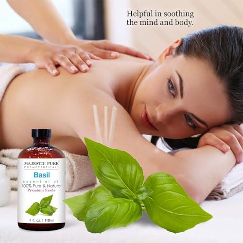 Majestic Pure Basil Essential Oil for Diffuser - 4 Fl Oz - Image 4