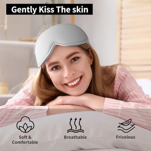 Easysleep Sleep Eye Mask for Side Sleeper Men Women Sleeping Mask for Light Blocking Zero Eye Pressure 3D Eye Cover with Adjustable Strap Soft Breathable Night Blindfold for Travel - Image 6