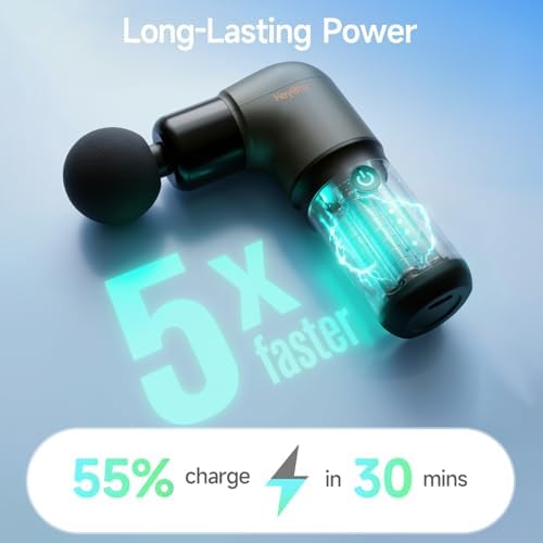 HEYCHY Super Mini Massage Gun, Deep Tissues Percussion Muscle Massager - Image 2