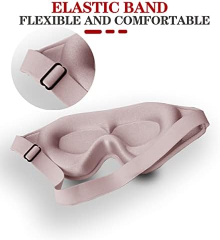 FengXinZi Sleep Mask for Side Sleeper, Blackout Eye Mask for Women Men - Image 4