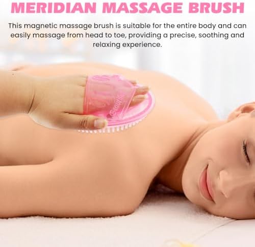 2 Pack Magnetic Meridian Massage Brush for Belly, Back & Leg - Image 5