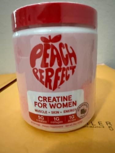 Peach Perfect Creatine for Women – Micronized Creatine Monohydrate Powder with BCAA & Collagen for Glute Strength Support, Boost Energy, Focus, Strength, and Endurance – Strawberry Acai, 30 Servings - Image 2