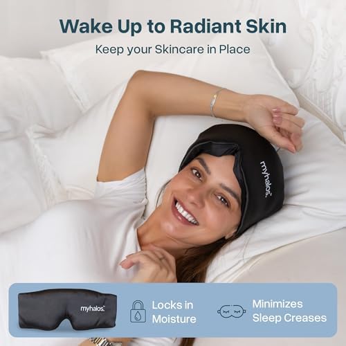 MyHalos 3D Mulberry Silk Sleep Mask, Blackout Eye Mask for Women & Men - Image 5