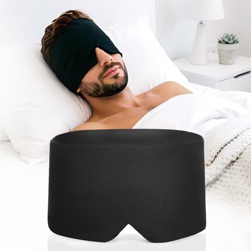 Cooling Gel Sleep Mask, Blackout Eye Mask, Side Sleepers, Men Women by Unknown