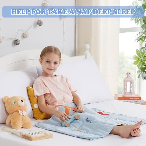 Weighted Blanket 2lbs Small Weighted Lap Pad Gifts, 20"x30" Airplane - Image 6