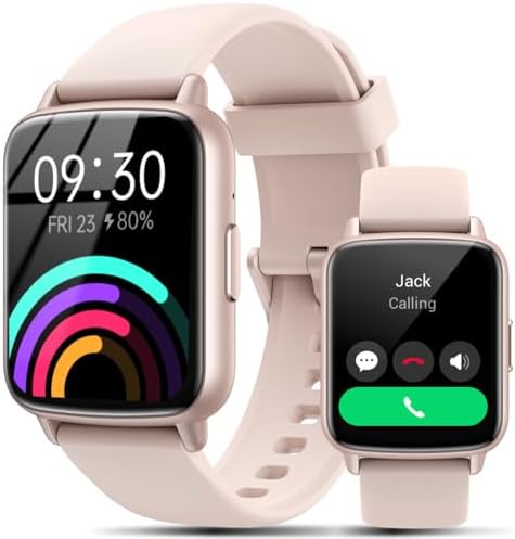 DIVElink Smart Watches for Men Women Fitness Tracker with Heart Rate Monitor IP68 Waterproof 100+ Sport Mode Activity Trackers Compatible with iPhone Android Phones by Unknown