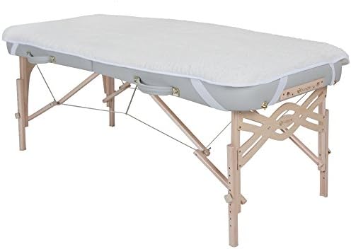 EarthLite Massage Table Fleece Pad – 1/2" Thick Woolly Fitted Fleece Pad by Unknown