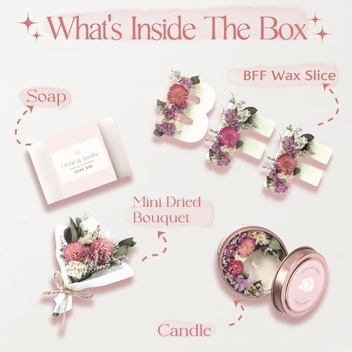 Best Friend Gift Box for Women – Luxury BFF Birthday, Thoughtful Friendship Present for Bestie, Soul Sister or Bridesmaid – Ready to Gift Orchid & Jasmine Keepsake - Image 2
