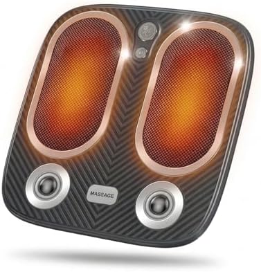 Shiatsu Foot Massager with Heat — Deep Kneading, Air Compression, Open-Toe Design. Deep Massage for Plantar Fasciitis, Pain Relief and Neuropathy Relief. by YITOUCH
