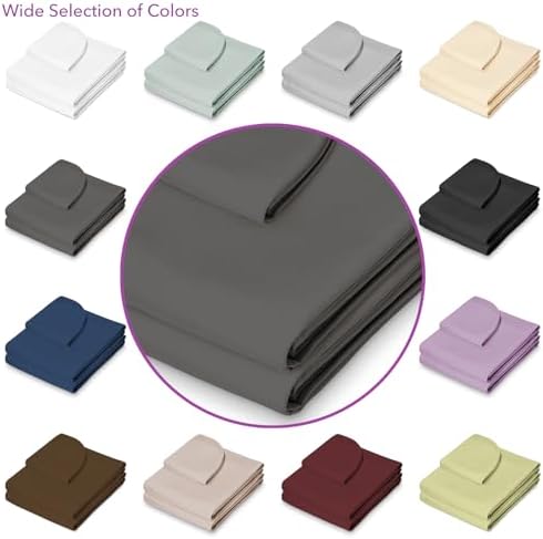 Saloniture 3-Piece Microfiber Massage Table Sheet Set - Premium Facial Bed Cover - Includes Flat and Fitted Sheets with Face Cradle Cover - Gray - Image 5