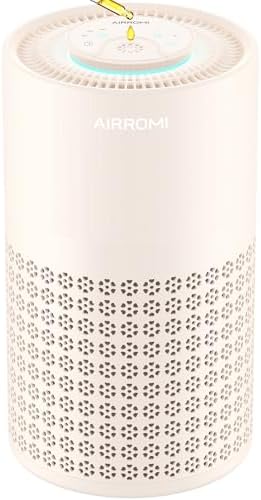 AIRROMI Air Purifier for Bedroom with A2001 Creamy Beige by AIRROMI