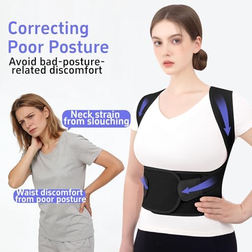 Posture Corrector for Women Men Back Brace Support Straightener Scoliosis - Image 3