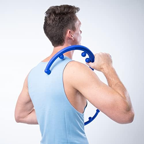 Body Back Buddy Elite Back Massager & Neck Massager for Pain Relief, Blue - Image 2