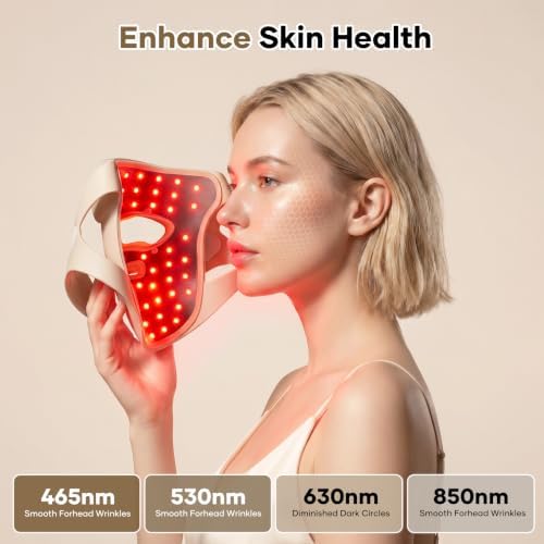 RB-061 Red Light Therapy Mask for Face,USB-C Rechargeable 850nm - Image 3