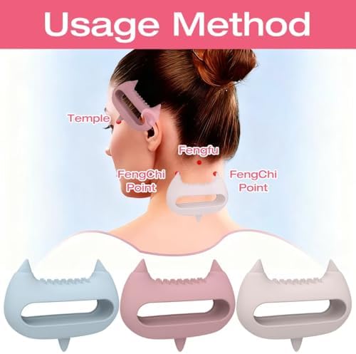 Relief Head & Body Acupressure Massager - Flexible Silicon Tool for Headache, Neck, Shoulder, Leg Pain, Muscle Fatigue & Circulation Boost - Post-Workout Recovery & Full-Body Massage (Blue) - Image 6
