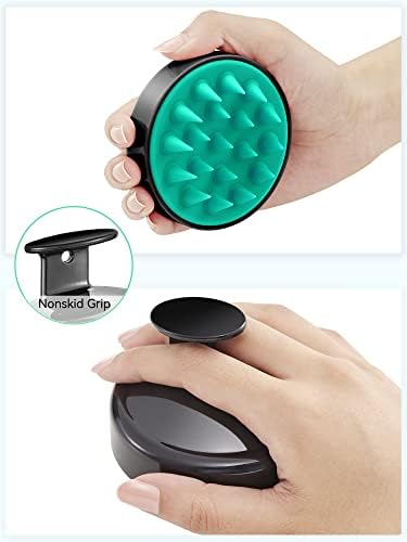 HEETA Scalp Massager Hair Growth Scrubber for Dandruff Removal Hair Care - Image 2