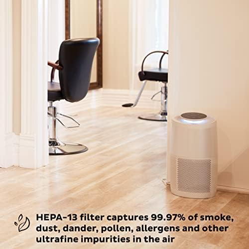 Instant HEPA Quiet Air Purifier From the Makers of Instant Pot with Plasma Ion Technology for Rooms up to 1140ft2, removes 99% of Dust, Smoke, Odors, Pollen & Pet Hair, for Bedrooms, Offices, Pearl - Image 5