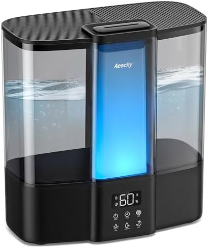 AEOCKY Geek-Level Ultrasonic Humidifier, 4L Top-Fill Cool Mist Diffuser by AeockyDirect