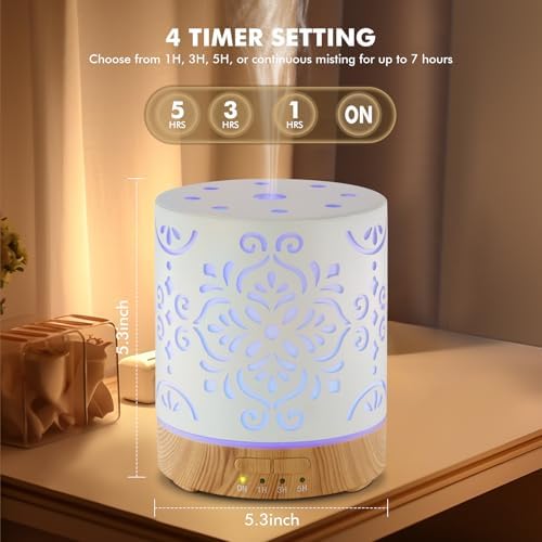EQUSUPRO Essential Oil Diffuser for Home Fragrance & Aromatherapy - Image 4