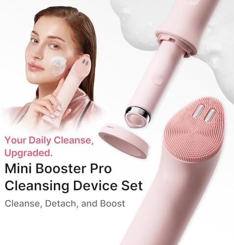 medicube Mini Booster Pro Plus Cleansing Device Set - Portable, Pink - Image 2