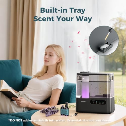 BREEZOME 5L Cool Mist Humidifier for Bedroom 7-Color Mood Light Quiet 25dB - Image 6