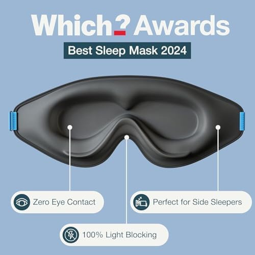MyHalos® Sleep Mask for Men and Women, 3D Blackout Eye Masks for Sleep - Image 5