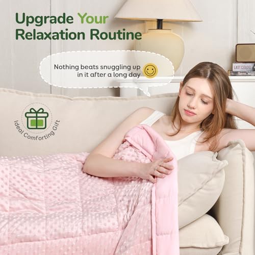 Sivio Weighted Blanket for Adults, Queen Size, 15 lb 60 x 80 inch - Image 4