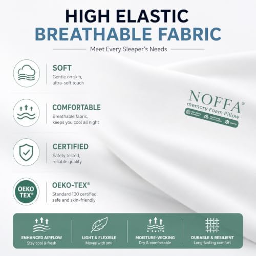 Cervical Neck Pillow for Neck Pain Relief, Contour Pillow - Image 5