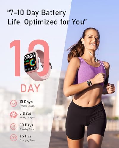 DIVElink Smart Watches for Men Women Fitness Tracker with Heart Rate Monitor IP68 Waterproof 100+ Sport Mode Activity Trackers Compatible with iPhone Android Phones - Image 7