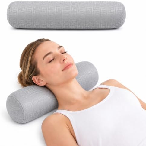 Neck Roll Pillow, Cervical Neck Pillow Bolster Pillow for Sleeping by AntiCellulite