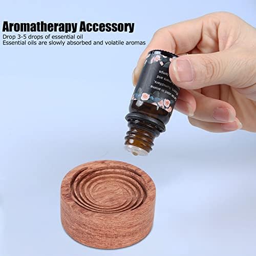 Essential Oil Diffuser, Mini Wood Aromatherapy Diffuser Box for Car Living Room Office, Wooden Essential Oil Diffuser Box Accessory (#3) - Image 2