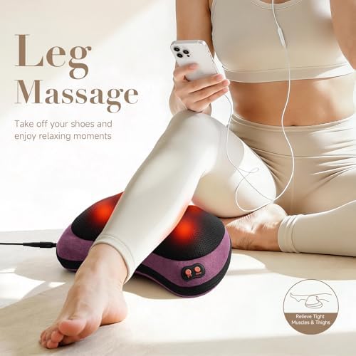 Papillon Shiatsu Back Massager with Heat,Gifts for Women Men, NOT Cordless - Image 4