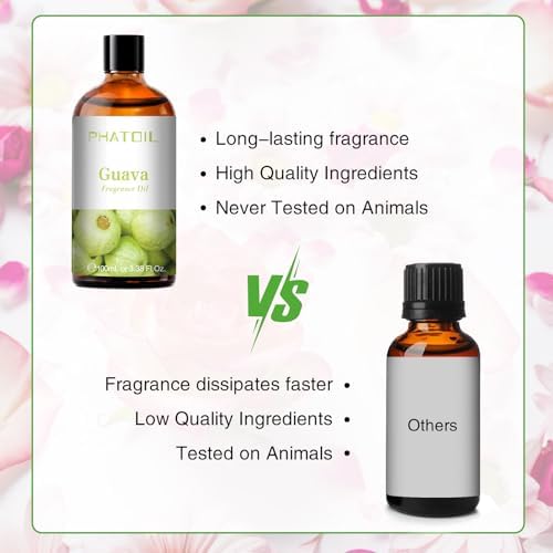 PHATOIL Guava Fragrance Oil for Diffuser Aromatherapy 3.38FL.OZ - Image 4
