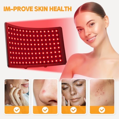 Red Light Therapy for Face,Infrared Red Light Therapy Lamp for Body,Red Light Panel for Back Device Skin Care at Home Muscles,Joints - Image 2