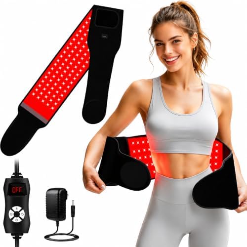 Red Light Therapy Belt for Back and Waist by Eynshoo
