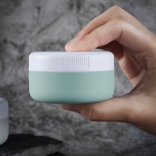 Kuangre Travel Containers for Toiletries, Silicone Cream Jars BPA-Free, Leak-proof 1.35oz Travel Size Containers, Portable Size Silicone Jars with Lid for Cosmetic Face Hand Body Cream (4 Pack) - Image 2