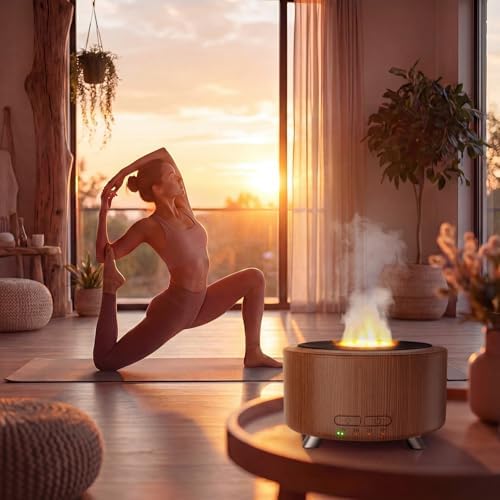 500ML Retro Vinyl Essential Oil Diffuser for Home - Image 5