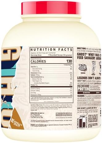 GHOST Whey Protein Powder, Cinnabon - 5LB, 25G of Protein - Image 2