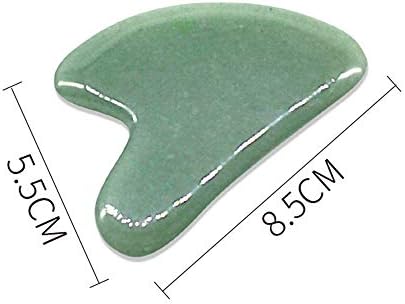 Gua Sha Facials Tools for Jaw Massage Tools Board Natural Jade Stone for SPA Acupuncture Therapy Trigger Point Treatment - Image 7