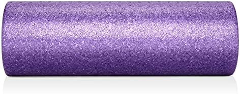 Philosophy Gym 18" High-Density Foam Roller for Exercise, Massage, Muscle Recovery - Round, Purple - Image 2