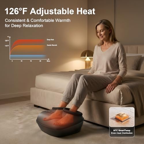 Nekteck Foot Massager with Heat [2026 Upgraded] for Circulation Neuropathy - Image 5