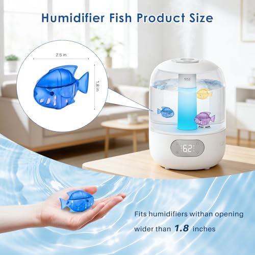 12 Pack Humidifier Cleaning Fish, Humidifier Cleaner for Most Humidifiers - Image 4