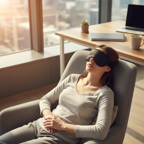 TONDAZHIYO Sleep Eye Mask, 5 Pack Blackout Blindfold, Soft Comfortable Eye Cover for Women Men, Night Travel Nap Yoga (5) - Image 7