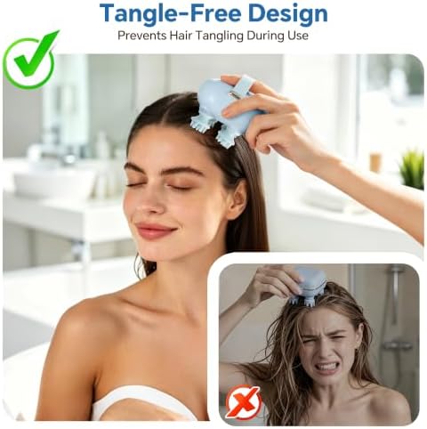 Scalp Massager, Waterproof Head Massager for Head Neck Body - Image 2