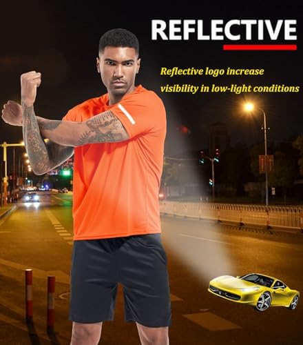 Boyzn 1, 3, 5 or 7 Pack Men's Workout Running Shirts, Dry Fit Moisture Wicking T-Shirt, Gym Athletic Short Sleeve Tee Shirts - Image 3